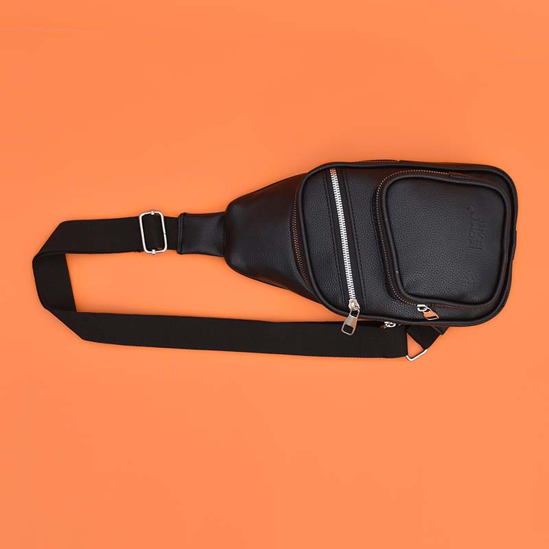 کیف بگ بادی فوم شرانگ بلک زیپ کج کد 329